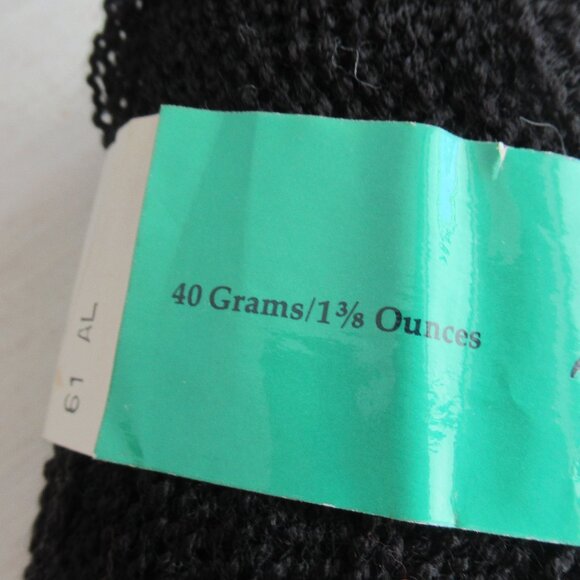 Lot of 5 Skeins VTG Reynolds Kitten Yarn, Acrylic Paloma II Black from Belgium - Picture 7 of 12